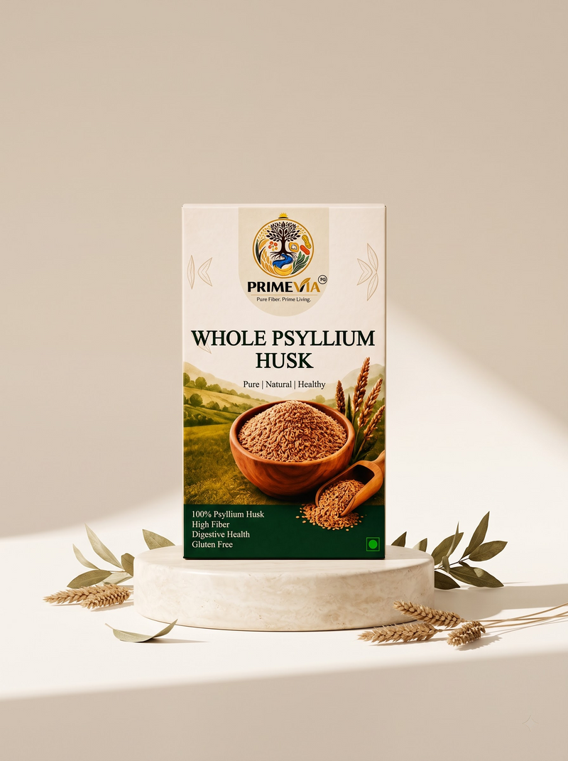 PRIMEVIA Whole Psyllium Husk Packaging