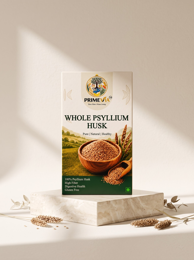 PRIMEVIA Whole Psyllium Husk Packaging